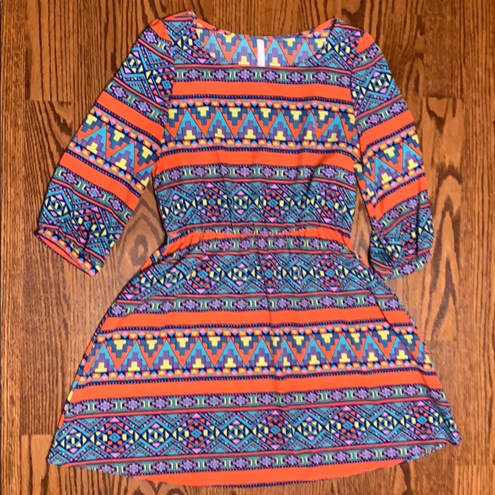 Hello Miss Geometric Dress